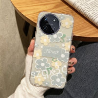 เคสโทรศัพท์แฟชั่นสำหรับ Realme 11 NFC C51 4G 11NFC Realme11 5G ขายดีเคสสมาร์ทโฟนผู้หญิงลายดอกไม้โรแมนติก TPU นิ่มเคสป้องกัน RealmeC51ซิลิโคน