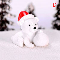 Potey ซานตาคลอส S Nowman DIY ขนาดเล็กหุ่นคริสต์มาสตกแต่งสวนภูมิทัศน์ไมโคร