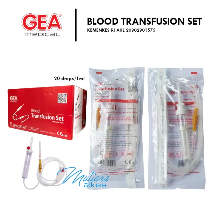 ECERAN - Blood Transfusion Set GEA - Blood Set - Set Transfusi Darah ...