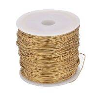 hot【cw】 3Meters 304 Wire PVD Coated Gold for Diy Jewelry Making 0.4/0.5/0.8/1.0mm