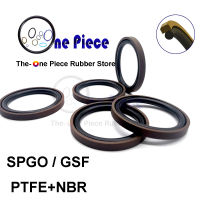 SPGO Glyd ring High = 2.2mm-8.1mm hydraulic seal Piston compact seal PTFE Bronze NBR Orings GSF PTFE+NBR Gasket