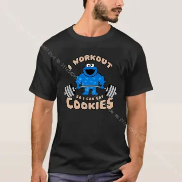 Cookie monster sale weightlifting shirt