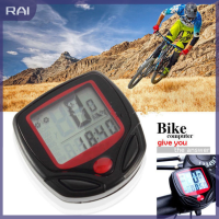 【RAI】 จักรยานกันน้ำวงจรจอแสดงผล LCD Digital Computer Speedometer cycling