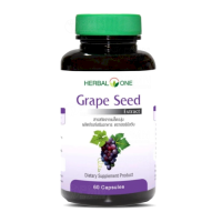 Herbal One Grape Seed Extract 60 Capsules เฮอร์บัลวัน สารสกัดจากเมล็ดองุ่น 60 แคปซูล