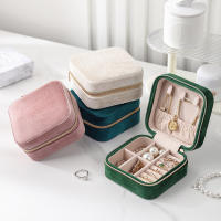 Travel Jewelry Storage Box Plush Ring Box Earring Storage Box Jewelry Storage Box Jewelry Organizer Ring Holder Box