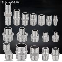 ☬ Stainless Steel Lengthen 1/8 1/4 3/8 1/2 3/4 BSP Male x Male Thread Hex Nipple Threaded Reducer Pipe Fitting