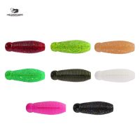 【hot】☍ Potatoes Soft Fishing 40mm 4g 10pcs/pack Grubs Worm Baits Artificial baits Pink Bass Freshwater Saltwater