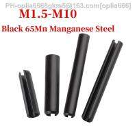 M1 M1.5 M2 M2.5 M3 M4 M5 M6 M8 M10 Spring Pin Cylindrical Elastic Open Pin Positioning Pin Black 65Mn Manganese Steel