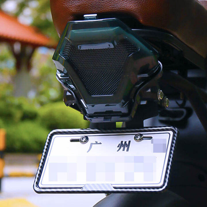 Modified electric vehicle license plate frame Mavericks Yadea