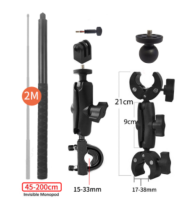 【Hot-Selling】 รถจักรยานยนต์จักรยานที่มองไม่เห็น Selfie Monopod Handlebar Mount Bracket สำหรับ Max 10 One X2 R อุปกรณ์เสริม