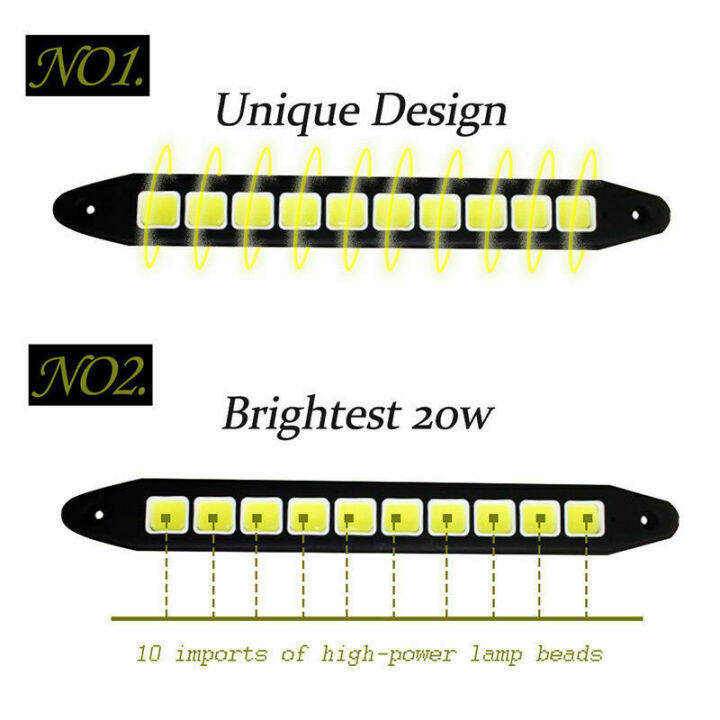 เฟยตง-ไฟไฟหลอด-drl-สำหรับวิ่งกลางวัน-10led-1x-12v-ไฟตัดหมอกกันน้ำโคมไฟแถบขับขี่รถ