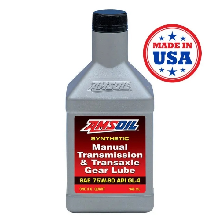 Amsoil 75W90 Synthetic Manual Transmission and Transaxle Gear Lube ...