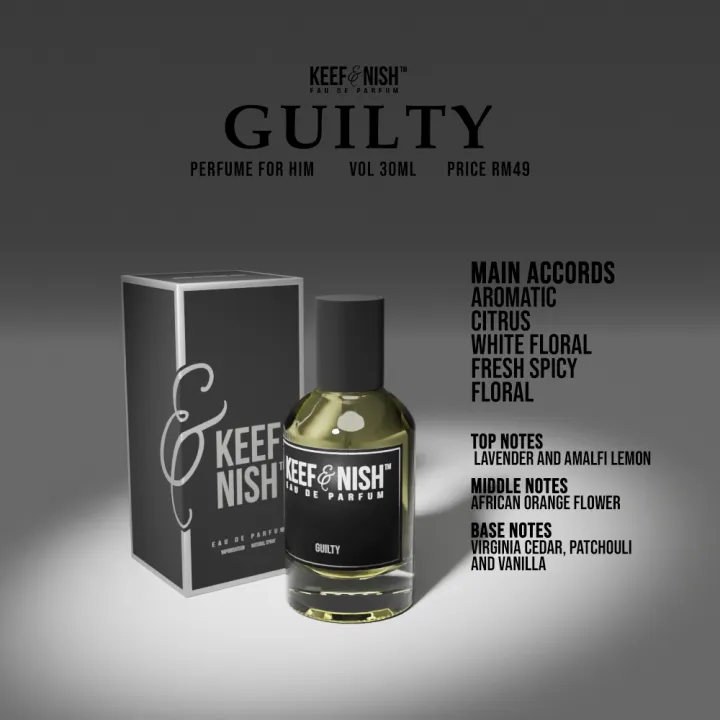 PERFUME PARFUM EDP MINYAK WANGI KEEF & NISH GUILTY 50ML/30ML | Lazada