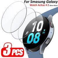 Screen Protective Film for Samsung Galaxy Watch Acitve 4 2 40mm 44mm Tempered Glass Film for Geat S2 S3 Classic Frontier Sport