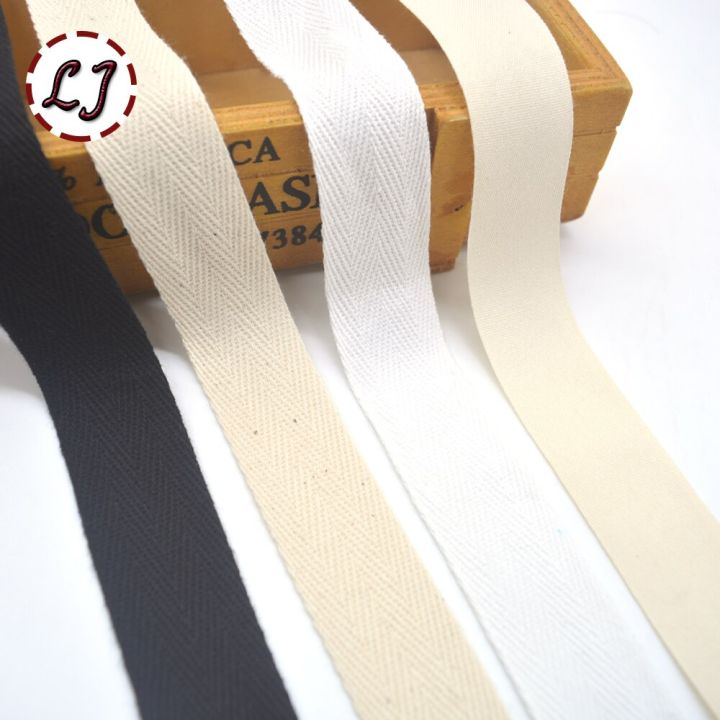 5yd-lot-black-white-plain-twill-chevron-cotton-binding-ribbon-webbing-tape-trimming-for-packing-garment-accessories-handmade-diy-gift-wrapping-bags