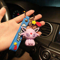 Original Pokemon Keychain Pikachu Keychains Anime Action Figure Cute Pokémon Keyring Cartoon Decoration Childern Girl Gift Toys