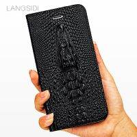 [Phone case] LANGSIDICard Standforp30 Lite P50 P40 Pro P20 Mate 30 4050 ProskullLeather Case