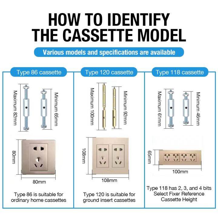 new-popular-1ชุดเครื่องมือซ่อมแซม-walllightlampsscrew-สนับสนุนก้านแยกเทปคาสเซ็ตซ่อมอุปกรณ์ไฟฟ้า86ประเภท