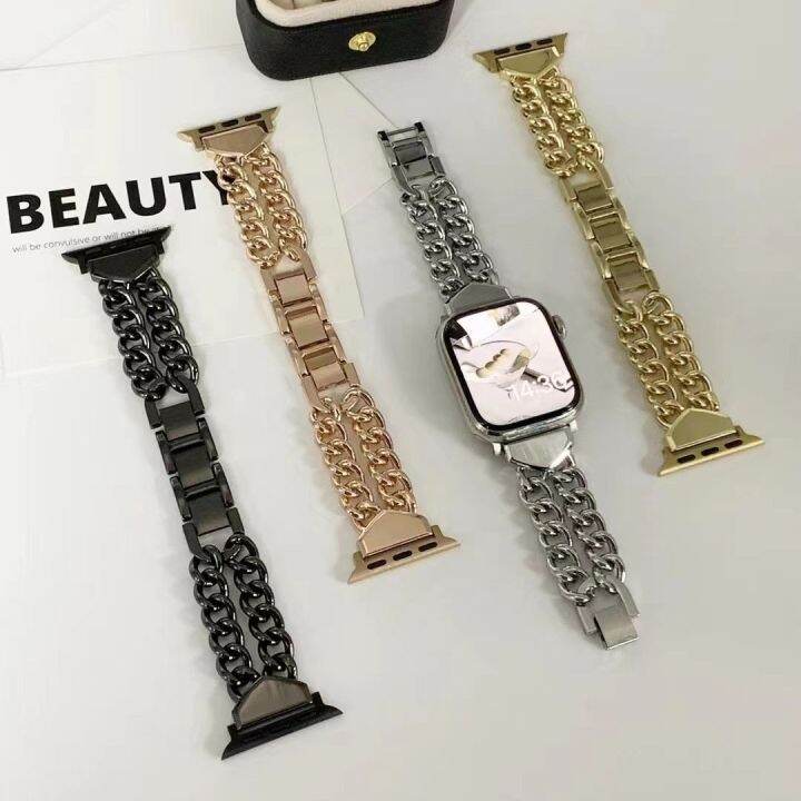 hot-sale-suitable-for-applewatch8-apple-watch-iwatch678-generation-fragrance-double-chain-strap