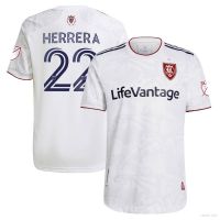 NEW New 2021 Mls Aaron Herrera Real Salt Lake Jersey Football Short Sleeve T-shirt Sports T-shirt Large