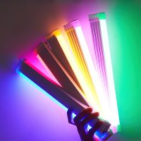 Night Colorful Rechargeable Tube Atmosphere Fill Lamps Handheld Lighting Bedroom Bar