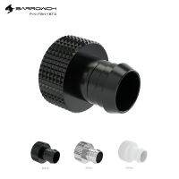 BARROWCH G1/4 quot; 10X13MM10X16MM Hose Tube Pagoda Fittings Soft Pipe ConnectorBlack/Silver/WhiteFBNYBT3