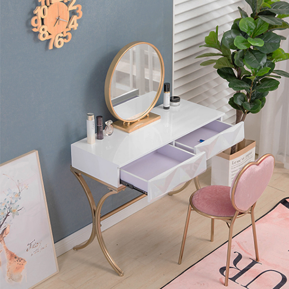 Nordic white dresser with drawer bedroom dressing table and chair dressing table dressing table