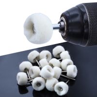 【LZ】☜  1/3/5/10Pcs Felt Grinding Sanding Head Abrasive Buffing Wheel 3mm Shank Cotton Thread Polishing mini Brush for Dremel Dril Jade