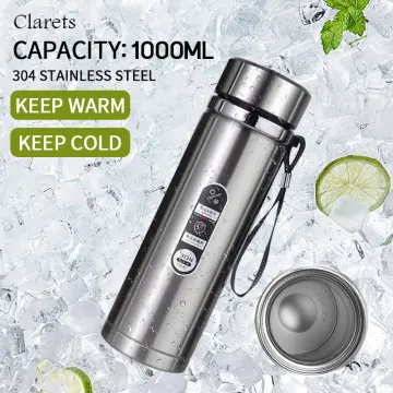 1pc Large Capacity Shatterproof & High Temperature Resistant Sports Water  Bottle For Men, Plastic Portable Double Drinking Cup For Summer