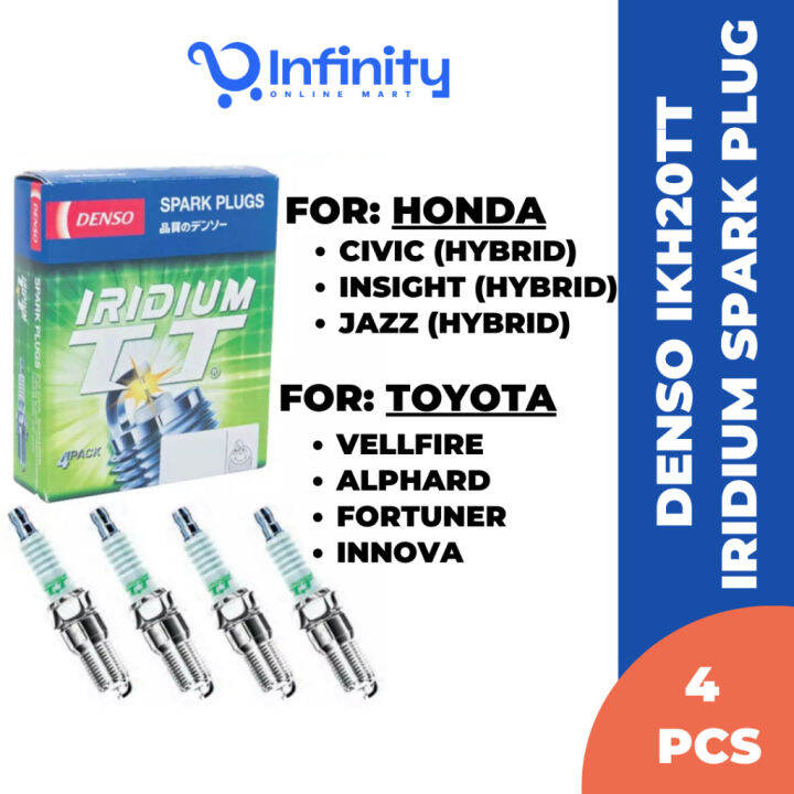 DENSO Iridium Power IKH20TT Spark Plug For Honda Civic Jazz Hybrid ...