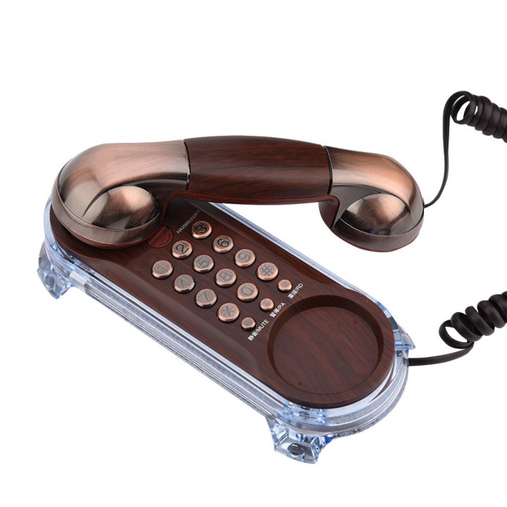 โทรศัพท์แบบมีสาย-โทรศัพท์บ้านติดผนังแบบต้านทานการสึกหรอ-กันลื่นสำหรับโฮมออฟฟิศ