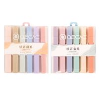 6pcs Soft Tip Fluorescent Marker Pen Kawaii Highlighter DIY Hand Account Drawing Morandi Color Pen Student Stationery GiftHighlighters  Markers