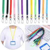 1 Buah Baru Perlengkapan Kantor Tag Nama Mode Tali Leher Lanyard Penahan Lencana Lanyard Gantung Tali Tempat Kartu ID