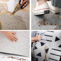 Diamond Check Floor Rugs Indoor Outdoor Doormat Non Slip Absorbent Resist Dirt Entrance Rug Large Carpet Washable Low-Profile