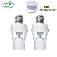 TxxCvv สมาร์ทหลอดไฟ Switch110V-240V PIR Induction อินฟราเรด Motion Sensor E27 LED ฐานโคมไฟผู้ถือซ็อกเก็ตอะแดปเตอร์แปลง-fbgxbgdbnxxfn