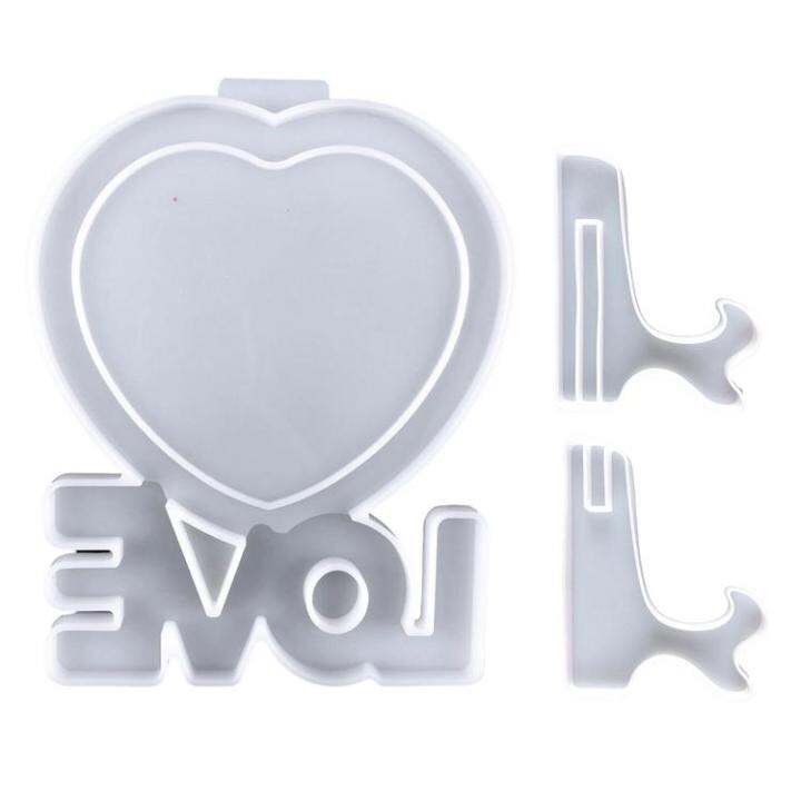 Resin Picture Frame Mold Heartshaped Photo Frame Epoxy Resin Molds DIY