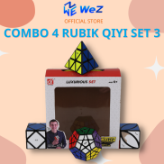 Combo 4 Rubik s Cube Qiyi set 3 Qiyi Skewb, Qiyi Pyraminx, Qiyi Ivy