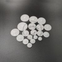 【lz】◈  10x 18-48 dentes 0.5 módulo 1.95mm buraco engrenagem de plástico de camada única para redutor de redução do motor caixa de engrenagens diy brinquedo modelo acessórios