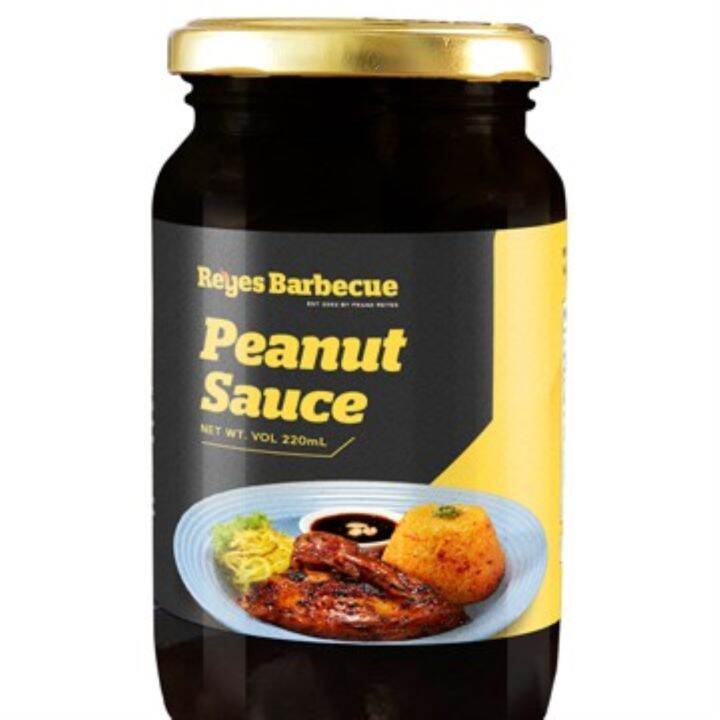 Reyes Barbecue Peanut Sauce Original (220ml) Lazada PH
