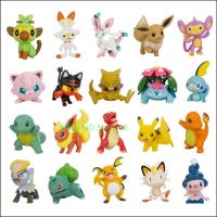 Pokemon Eevee Charmander Mega Charizard XY Bulbasaur Alola Vulpix Ninetales Greninja Squirtle Abra Anime Action Toy Figures