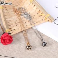 Trendy Football Link Chain Soccer Charm Necklace Pendant Gold Color sport ball Jewelry Men Boy Children Gift Pendant Necklace