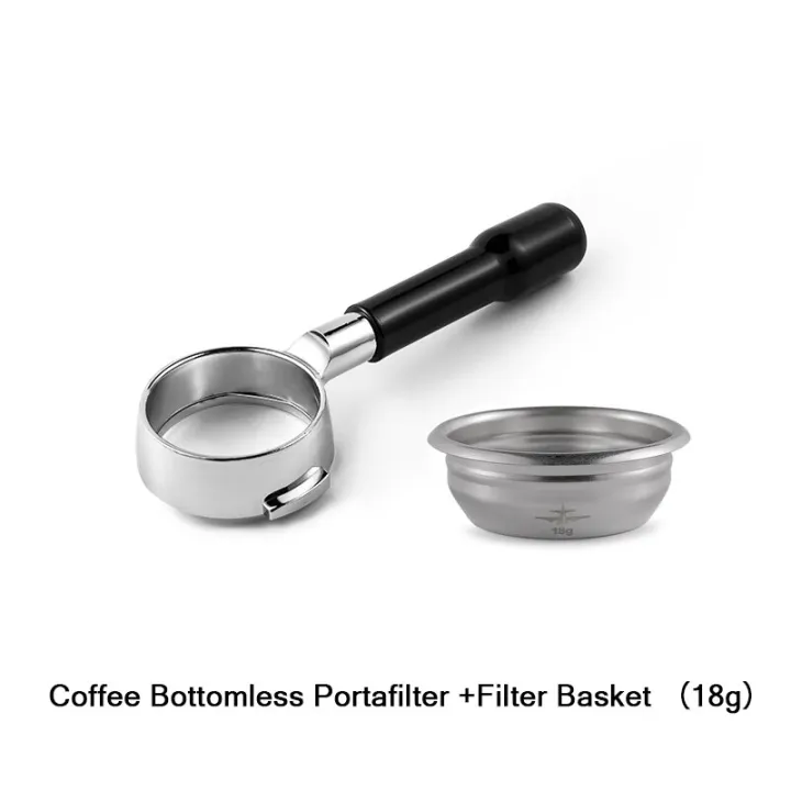 58MM Coffee Bottomless Portafilter Espresso Filter Basket Replacement