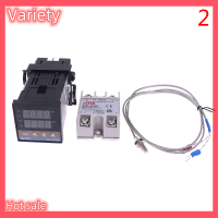 Variety ✨Hot Sale✨ 100-240VAC PID REX-C100 Temperature Controller SSR-40A thermocouple