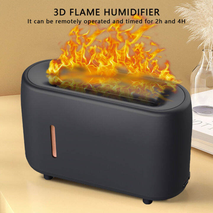 Aroma Diffuser with Flame Effect 7 Flame Effects Brightness Adjustable