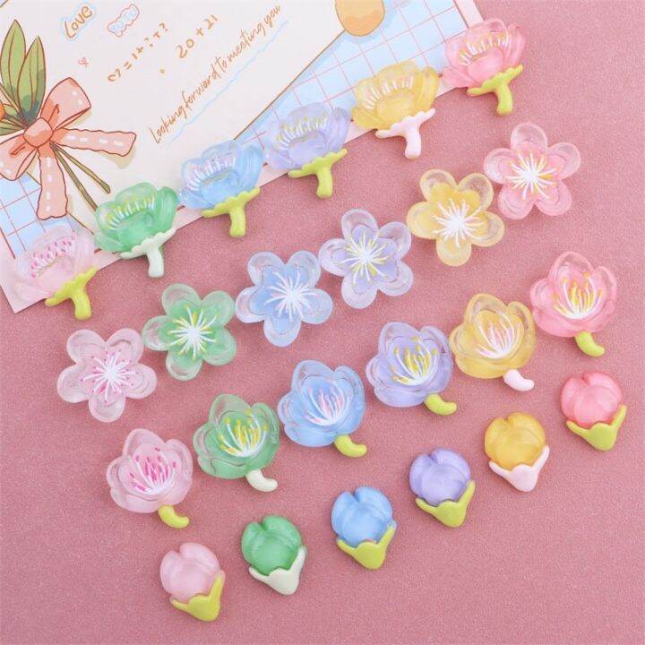 10pcs-cherry-peach-blossom-bud-cream-glue-diy-homemade-resin-flatback-scrapbooking-hair-clip-brooch-phone-case-accessories