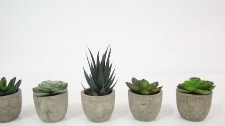 6 Pcs Artifical Succulents Potted Plants Realistic Simulation Plants  Practical Home Office Desk Ornaments For Indoor Outdoor Decoration |  