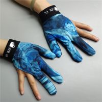 Billiard Glove Left Right Hand SPR GL Medium Large Pool Carom 3 Fingers Muticolour D Painting PRO Snooker Billiard Accessories