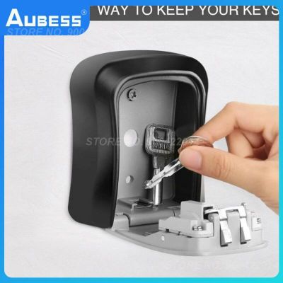 【CW】 Password Lock Wall-mounted Storage Multipurpose Aluminum Alloy Safe Indoor And Outdoor Security