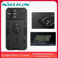 Nillkin เคส เคสโทรศัพท์ Apple iPhone 11 13 Pro Max Case Camshiled Armor Shockproof Ring Kickstand Cover with Slide Camera Lens Protection Casing