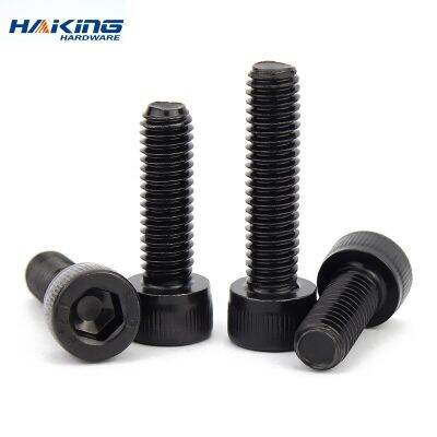 Hexagon Hex Socket Cap Head Screw Bolts M2 M2.5 M3 M4 M5 M6 M8 M10 12.9 Grade Carbon Steel Allen Screw Din912 Nails Screws Fasteners